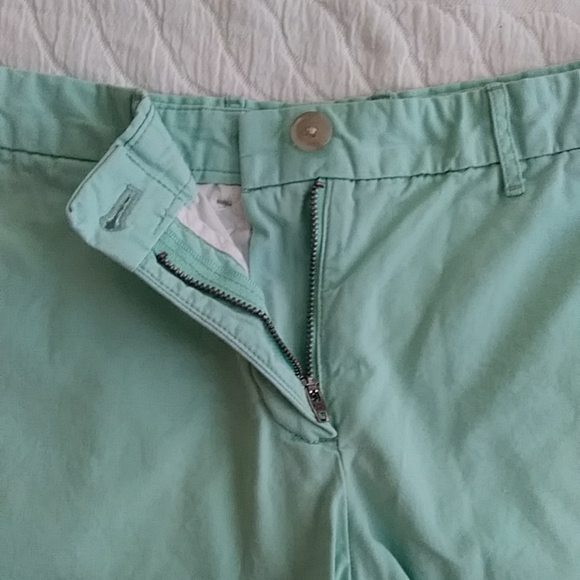 Gap Cotton Short Shortie Shorts 4 Bright Seafoam - Picture 8 of 16